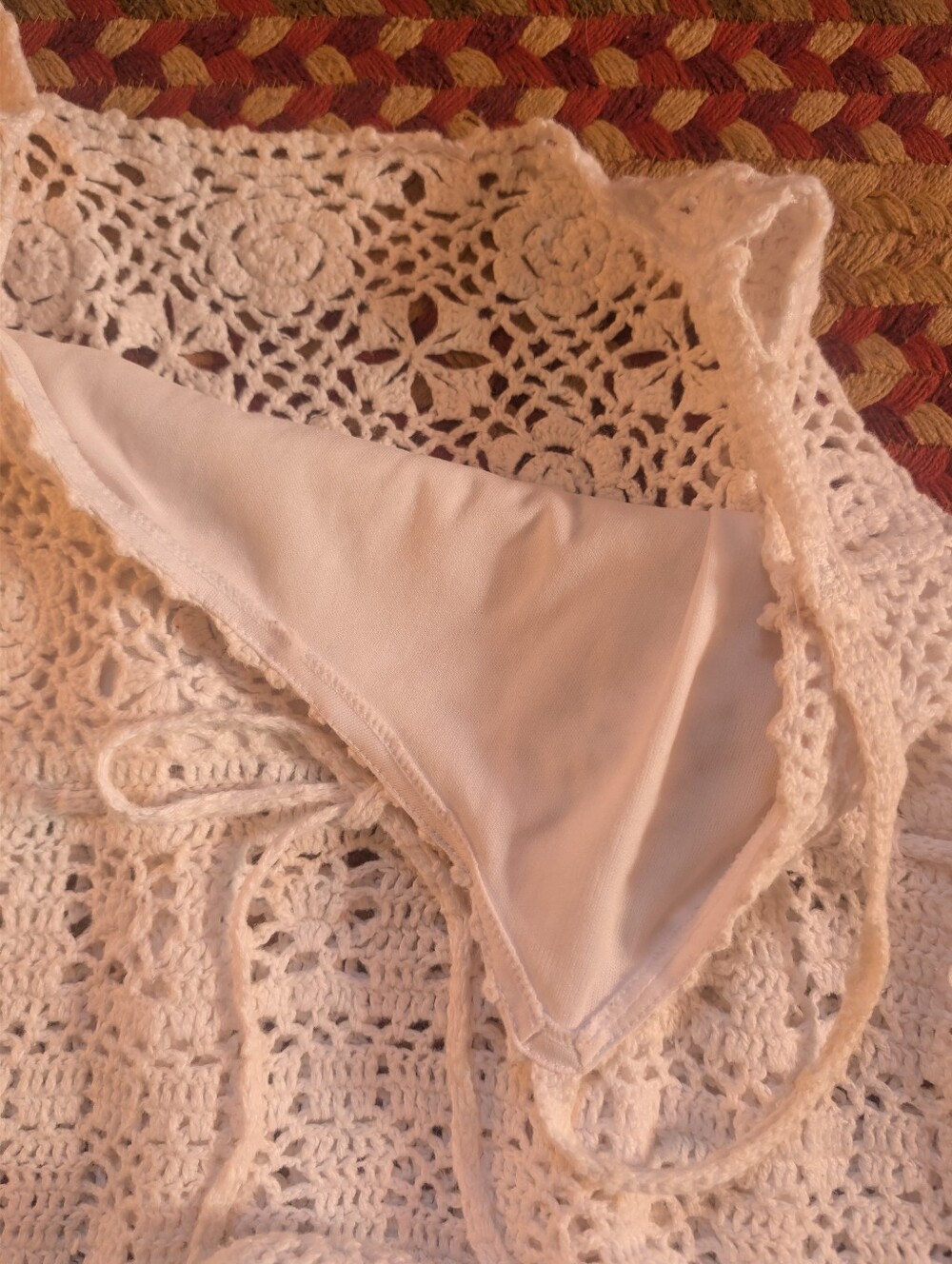 ☀️ OVS Italian Lyocell Paperbag Shorts & Crochet Lace Cami Set - Picture 6 of 12